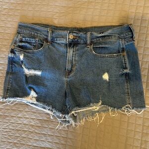 Old Navy Frayed Blue Jean Shorts